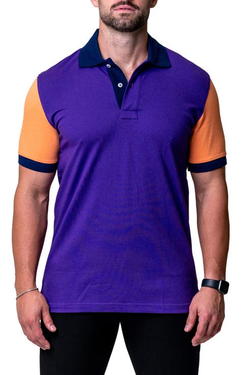 Mozart Colorblock Cotton Polo