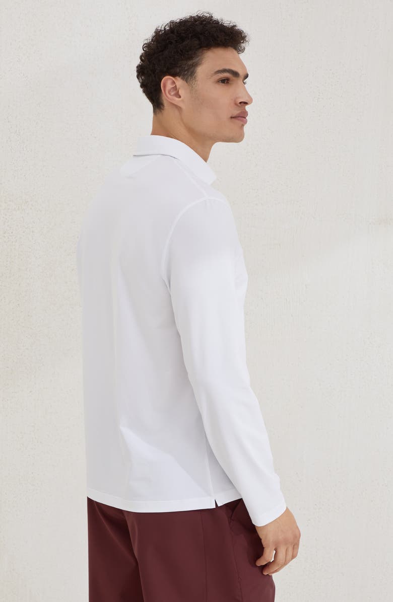 Brunello Cucinelli Short sleeve polo, Alternate, color, White