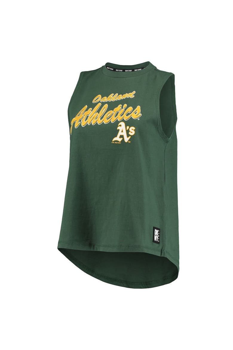 Women's DKNY Sport Green Oakland Athletics Marcie Tank Top, Alternate, color, Green