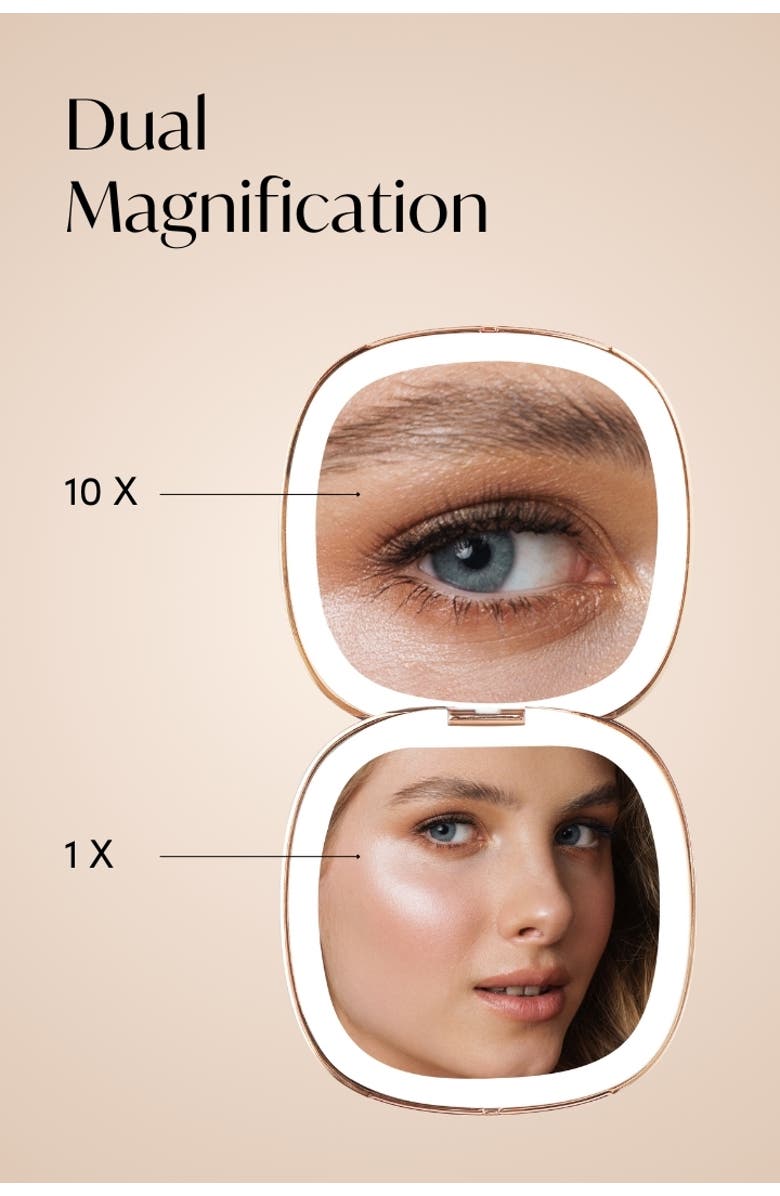 FANCII Mila 2 LED Compact Mirror, Alternate, color, Midnight Majesty