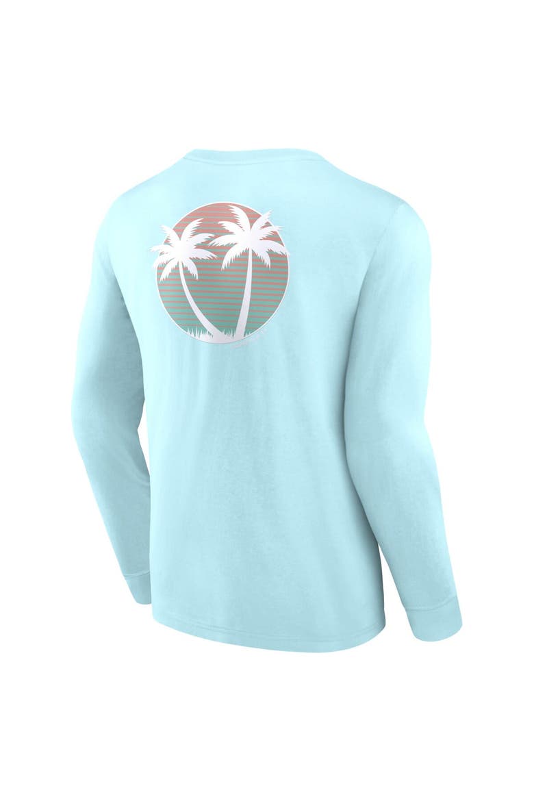 Men's Fanatics Branded Aqua Formula 1 Merchandise Beach Club Long Sleeve T-Shirt, Alternate, color, Aqua