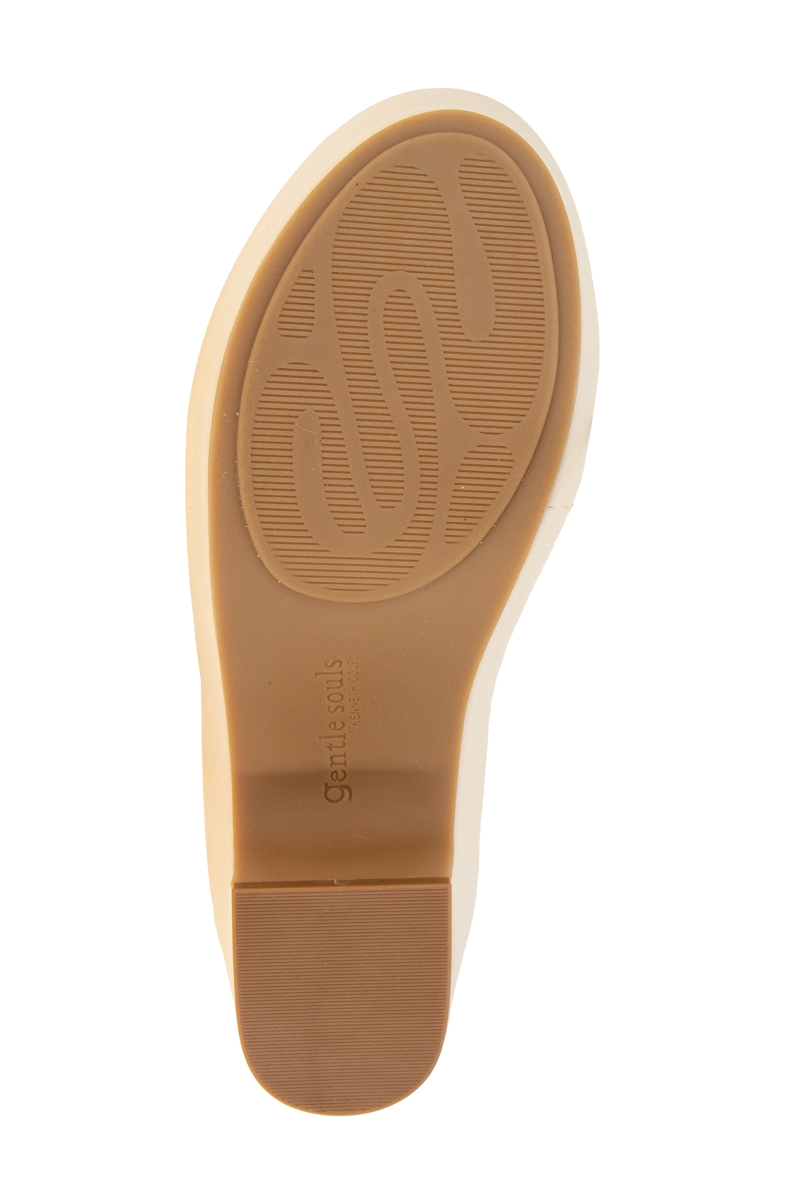 Gentle Souls Delilah Ankle Strap Platform Sandal, Alternate, color, Cream Fabric
