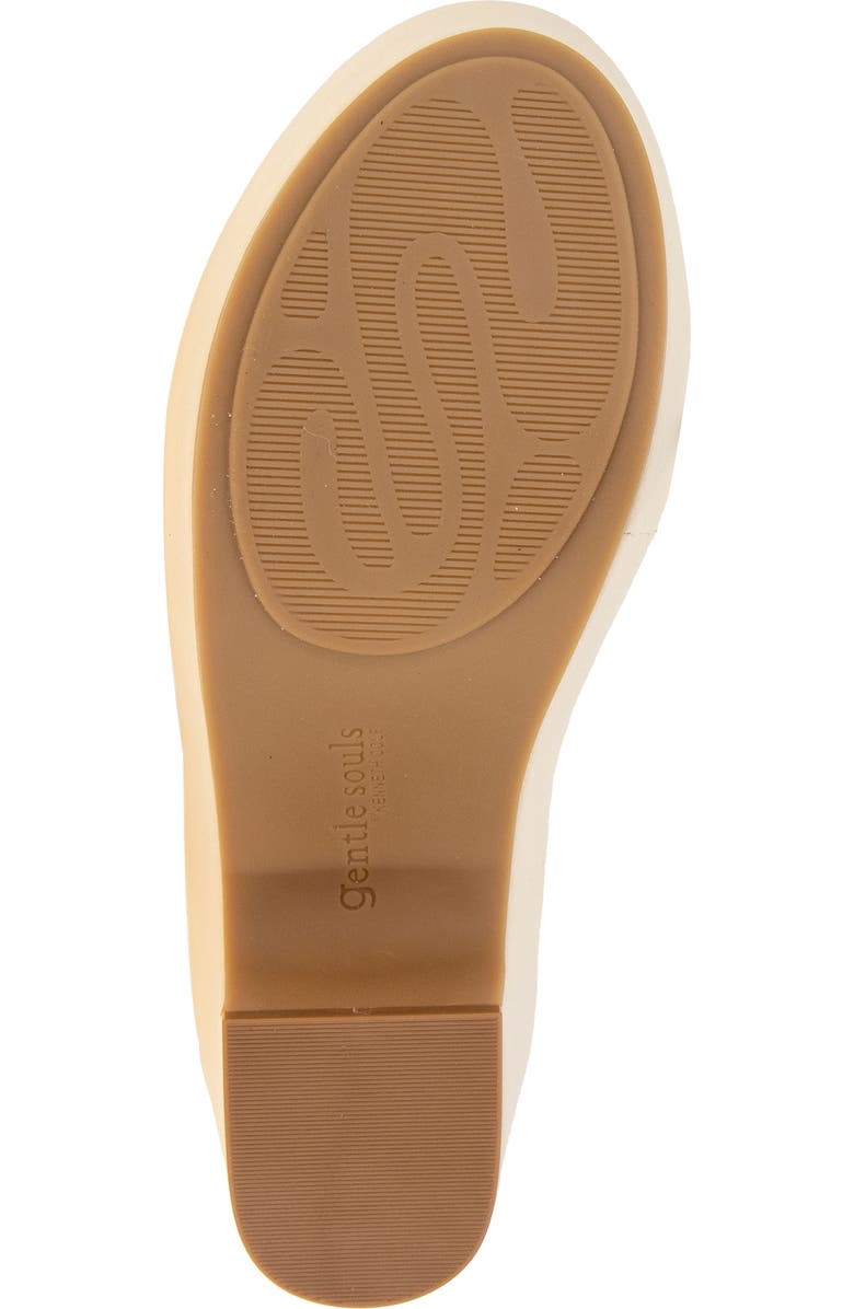 Gentle Souls Delilah Ankle Strap Platform Sandal, Alternate, color, Cream Fabric