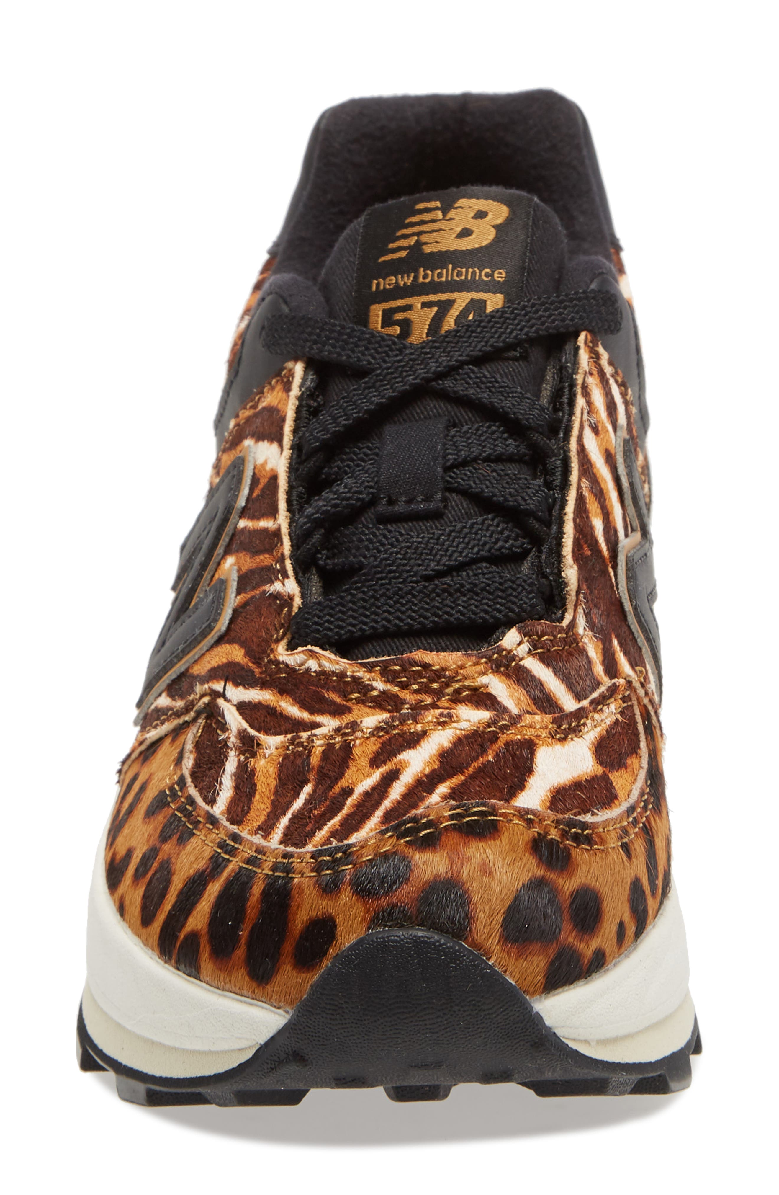 New Balance 574 Genuine Calf Hair Sneaker, Alternate, color, 