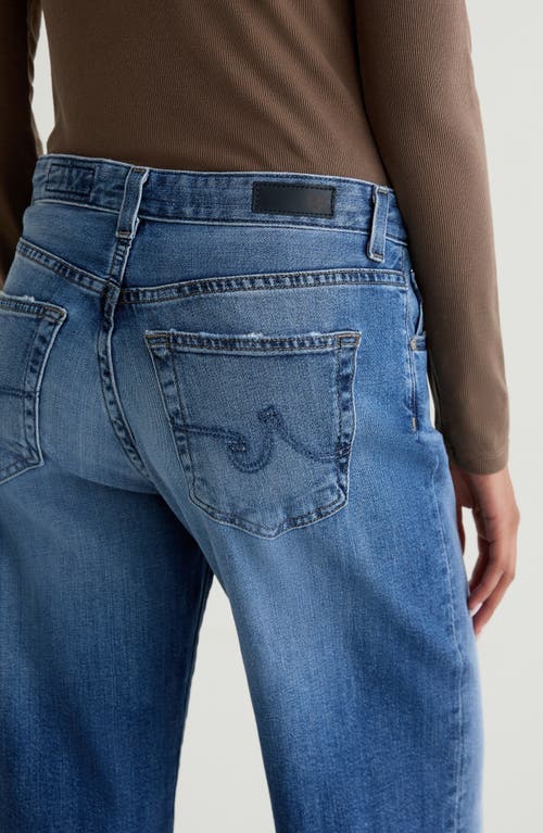 Ag Adria Low Rise Bgy Wide Leg Jeans In Blue