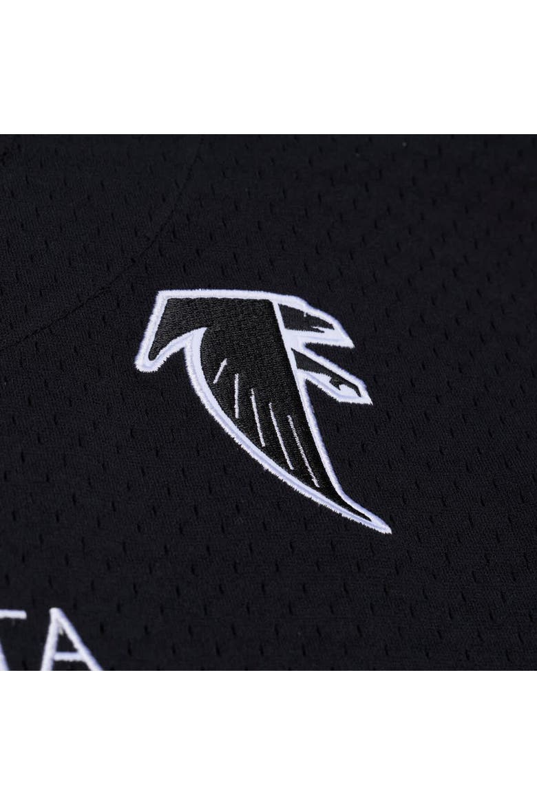 Men's Mitchell & Ness  Black Atlanta Falcons Head Coach Mesh Full-Button Fashion Jersey, Alternate, color, Black