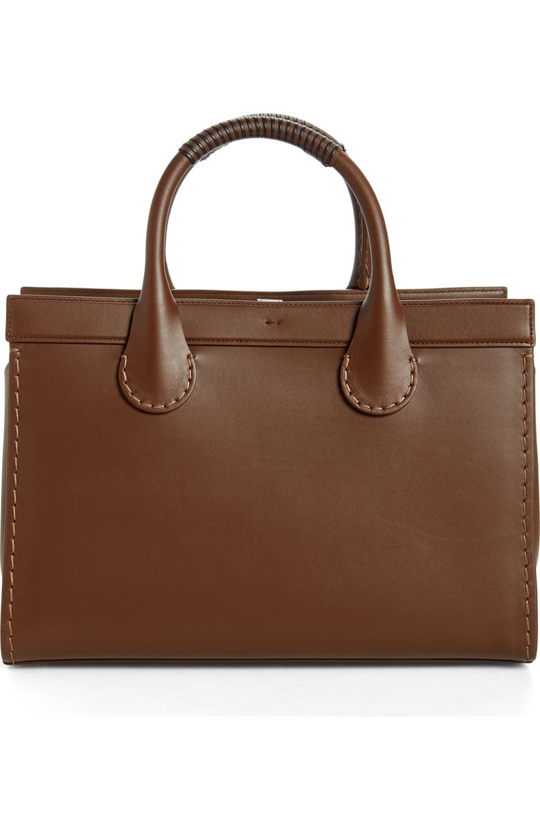 Chloé Large Edith Leather Tote Bag, Alternate, color,