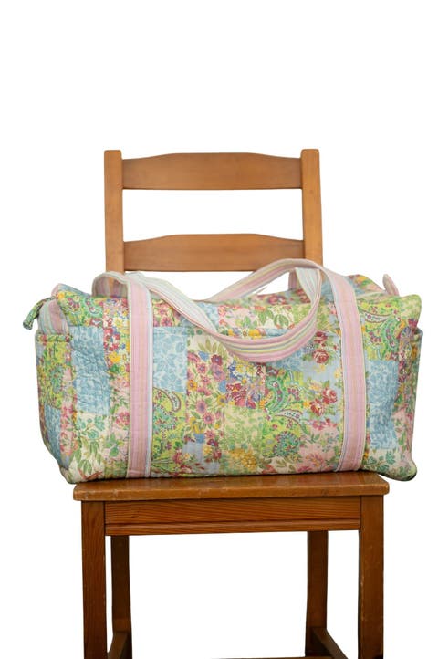 Garden Collage Patchwork Duffle Bag