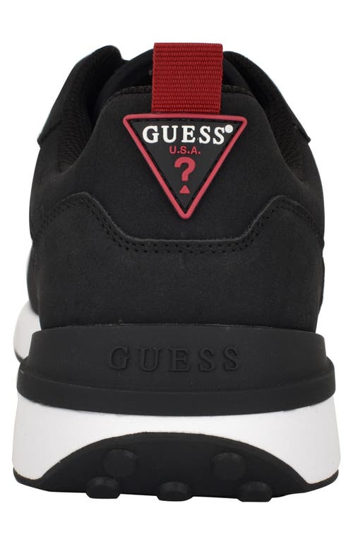 Guess Olivos Sneaker In Black Logo Multi