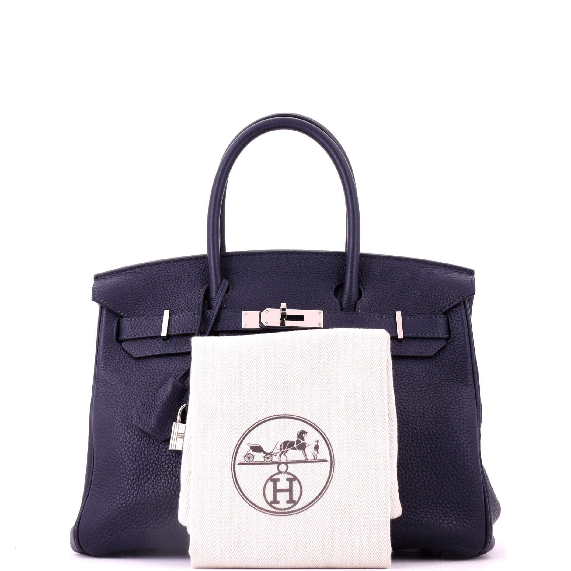 81034712 Birkin Handbag Verso Togo with Palladium Hardware 30, Alternate, color, 