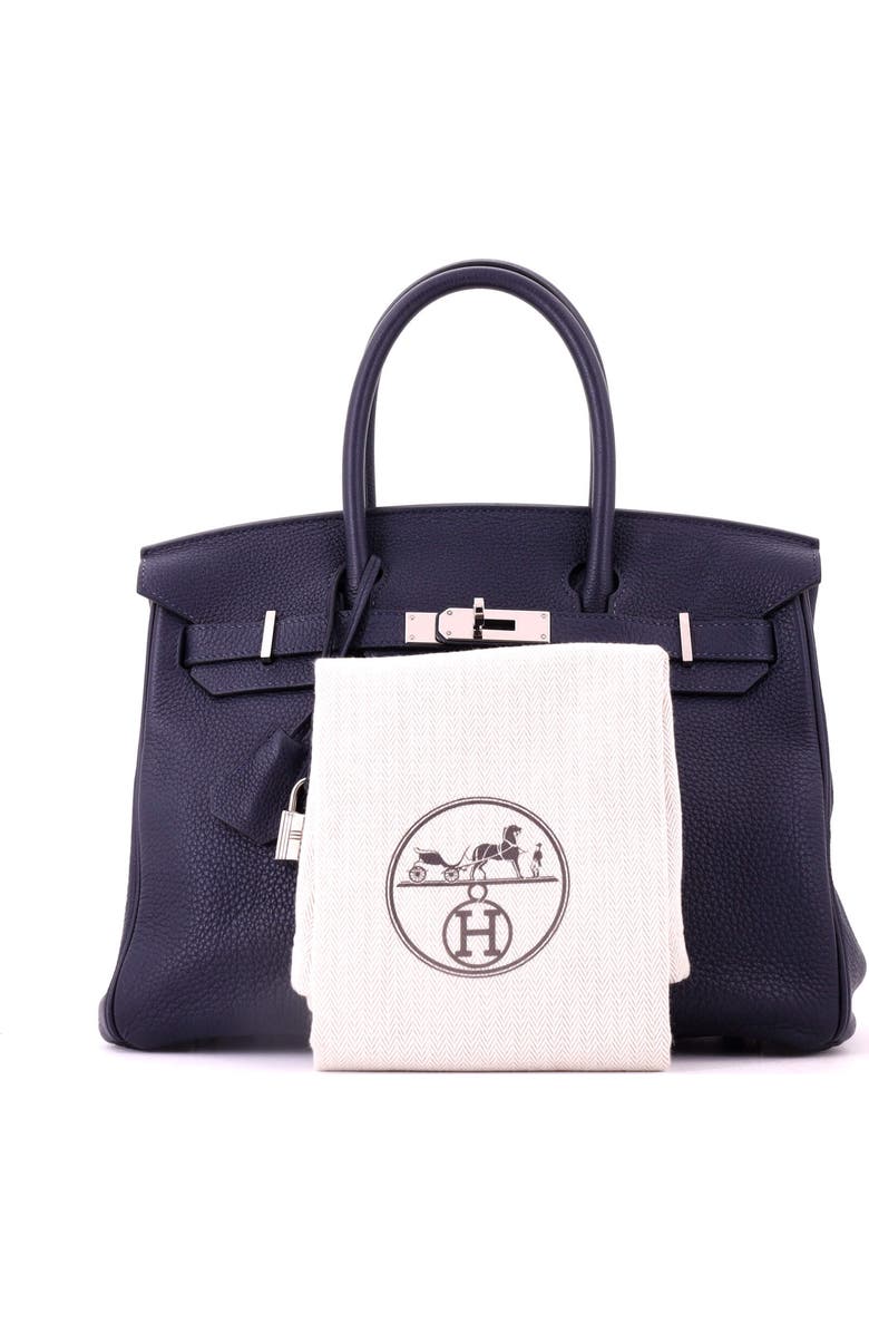 81034712 Birkin Handbag Verso Togo with Palladium Hardware 30, Alternate, color,