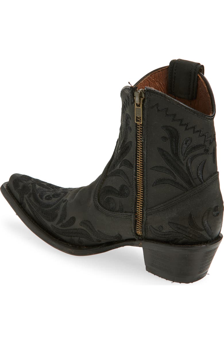 CIRCLE G Embroidered Western Ankle Boot, Alternate, color,