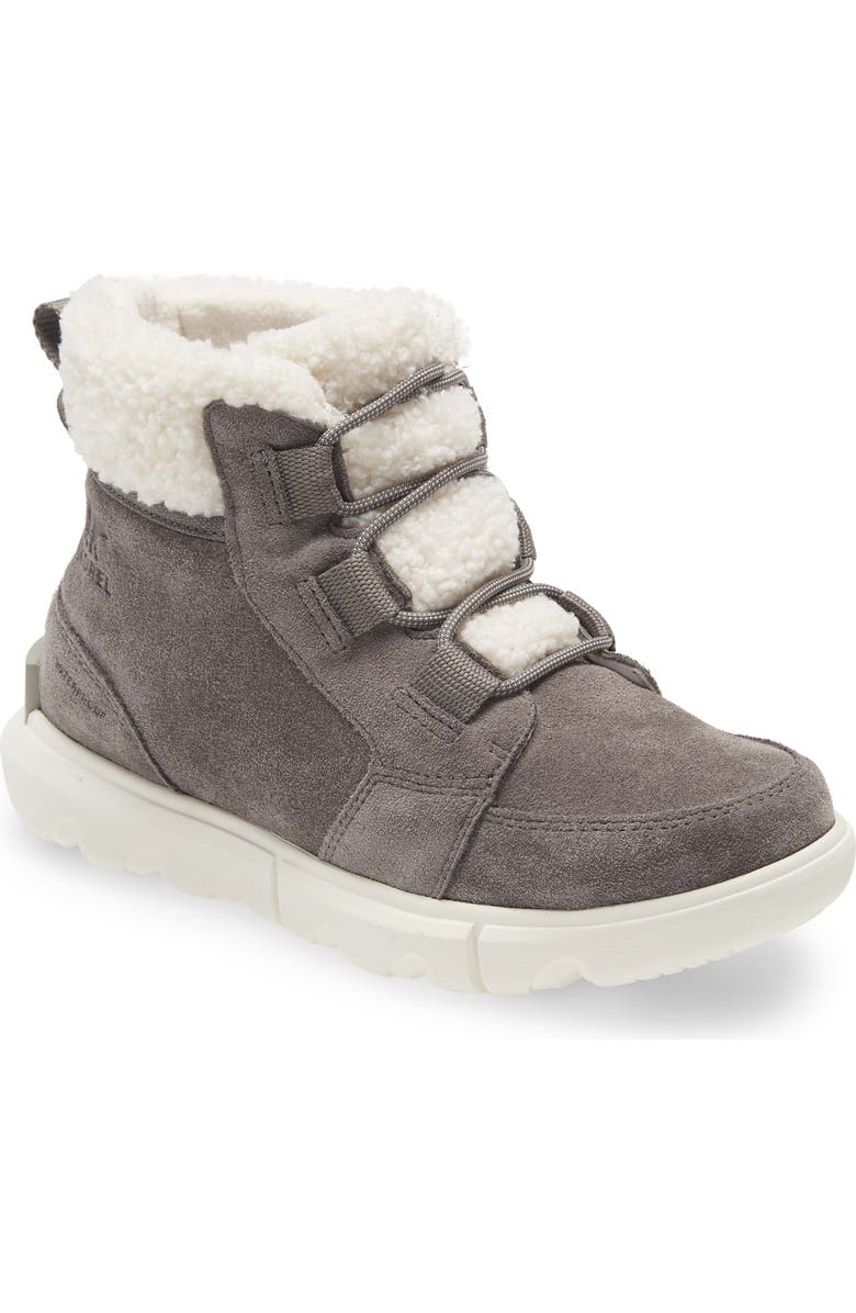 SOREL Explorer<sup>™</sup> II Carnival Cozy Faux Shearling Lined Waterproof Bootie, Main, color,