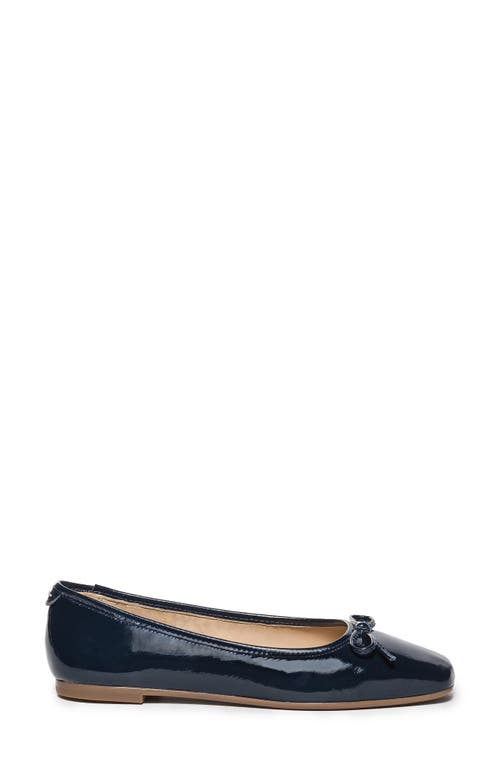Bernardo Footwear Square Toe Ballet Flat In Blue