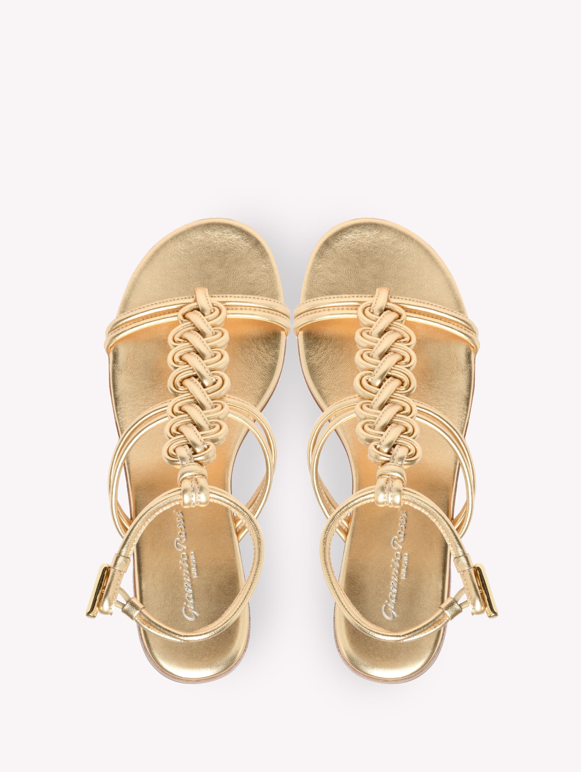 Gianvito Rossi Capua Sandal, Alternate, color, Metallic Gold