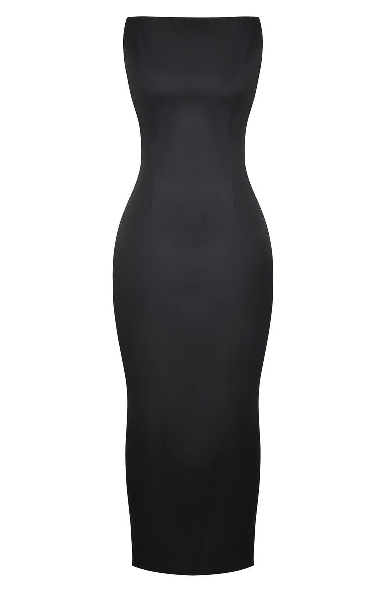 HOUSE OF CB Filomena Side Slit Matte Jersey Gown, Alternate, color, 