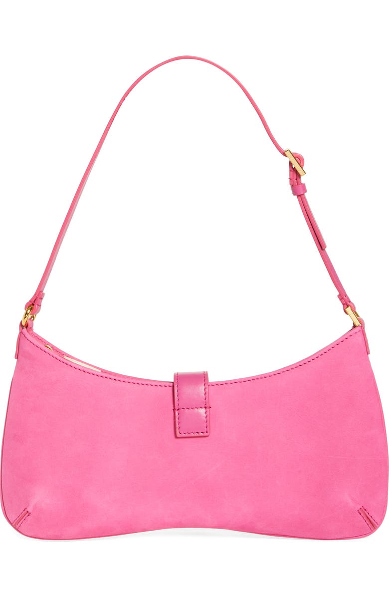 Jacquemus Le Bisou Padlock Leather Shoulder Bag, Alternate, color,