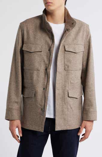 Felted Wool Blend Field Jacket