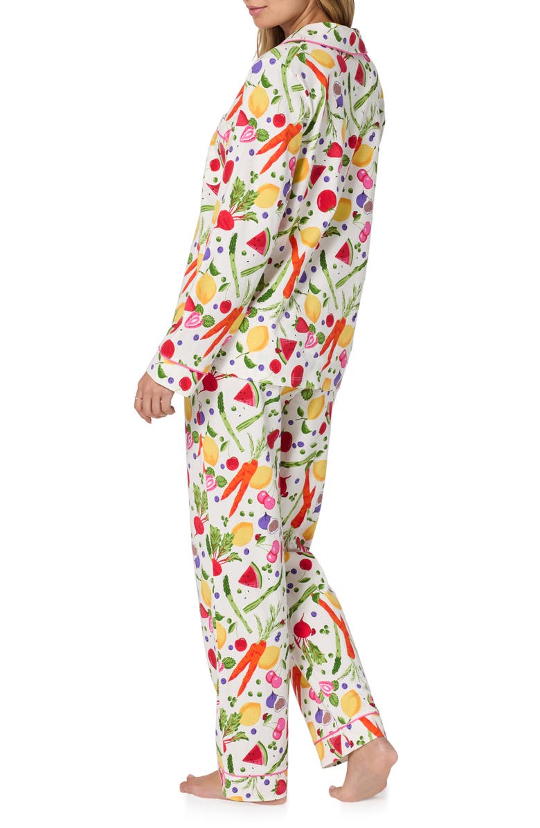 BedHead Pajamas Stretch Cotton Jersey Pajamas, Alternate, color, Organic Garden
