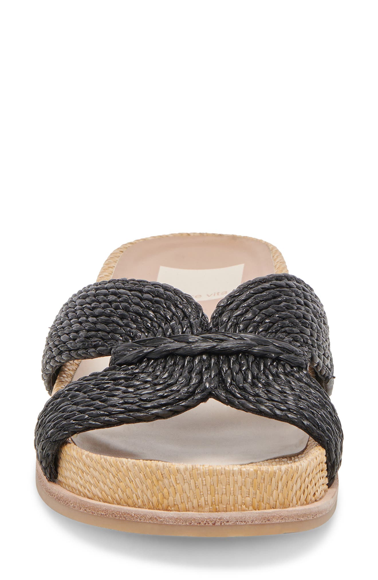 Dolce Vita Selda Raffia Slide Sandal, Alternate, color, 