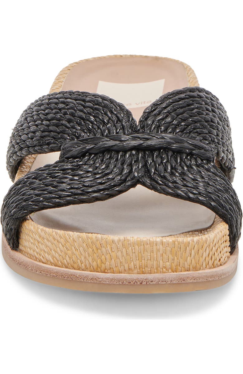 Dolce Vita Selda Raffia Slide Sandal, Alternate, color,