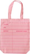 Jollity & Co Book Club Library Small Canvas Tote Bag