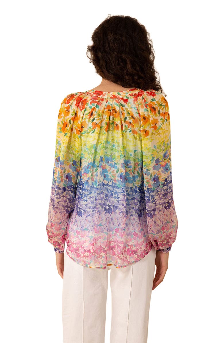 Hale Bob Octavia Chiffon Top, Alternate, color, 