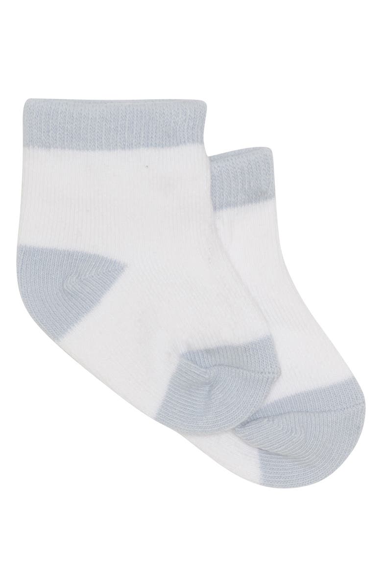 PL Baby by Petit Lem 4-Piece Dancer Tutu Bodysuit, Leggings, Socks & Headband Set, Alternate, color, Light Blue Fairies