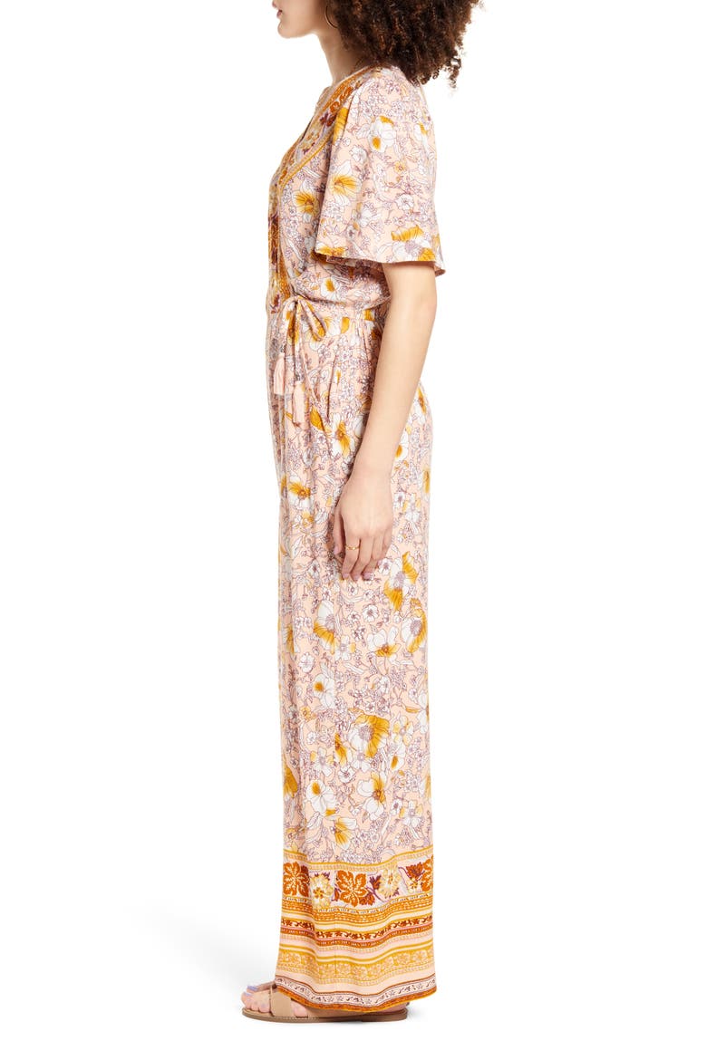 Seminyak Jumpsuit, Alternate, color, BLUSH GOLD