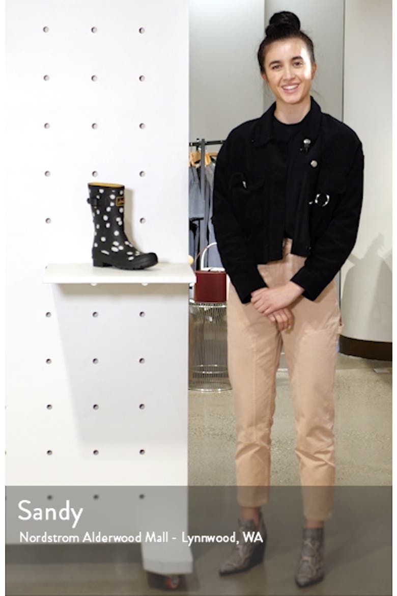 Molly Floral Print Welly Waterproof Rain Boot video