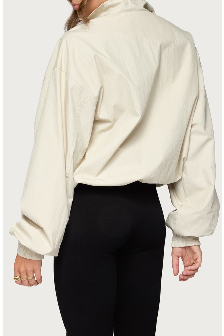 Rooney Stand Collar Oversize Jacket, Alternate, color, BEIGE