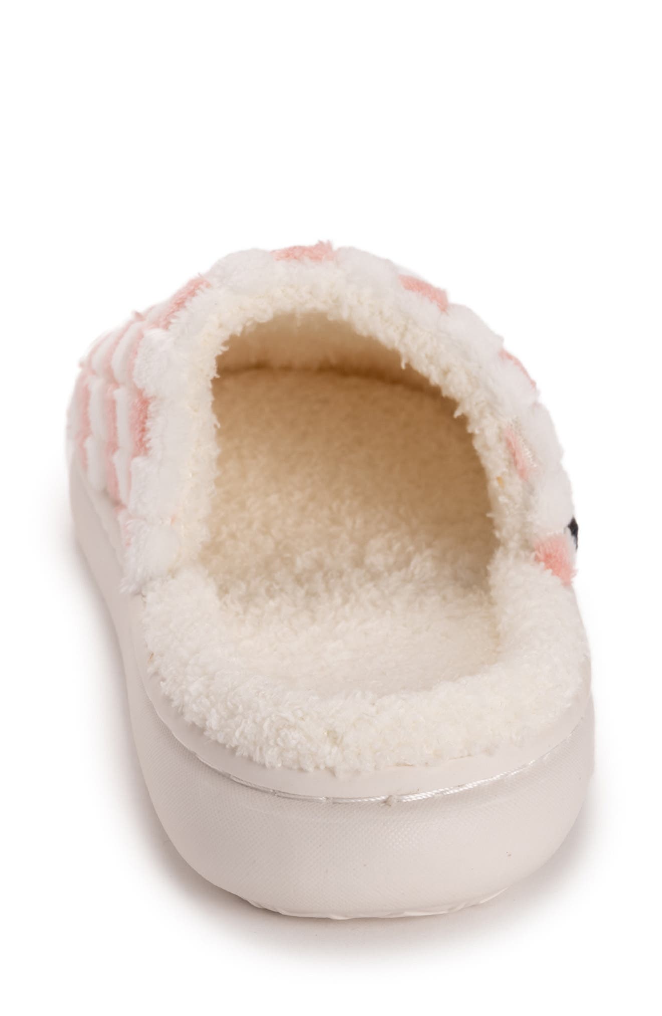 Joss Faux Shearling Lined Slipper, Alternate, color, PINK PALM TREE