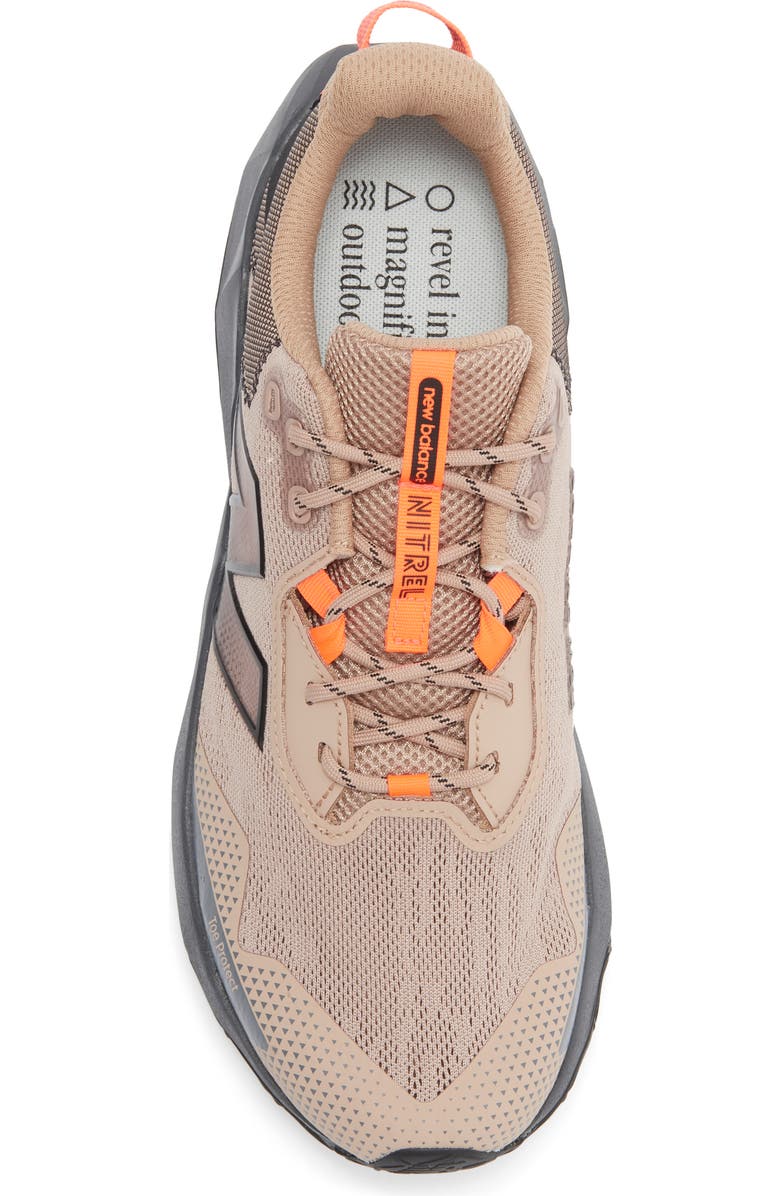 New Balance DynaSoft Nitrel V6 Running Shoe, Alternate, color, Flat Taupe/ Urgent Red