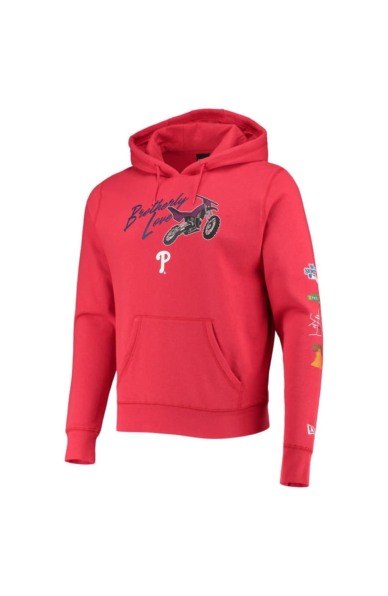 New Era Men's New Era Red Philadelphia Phillies City Transit Pullover Hoodie, Alternate, color, 