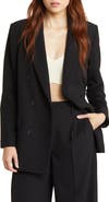 Open Edit Oversize Double Breasted Blazer