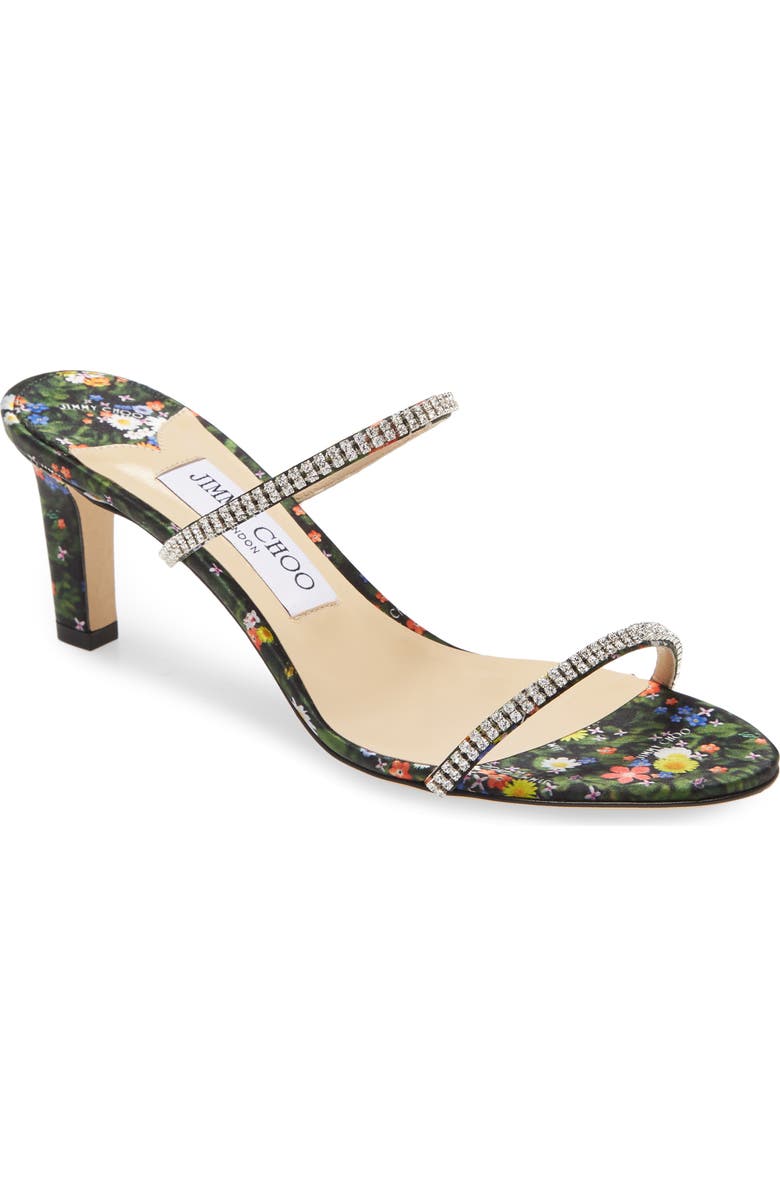 Jimmy Choo Brea Crystal Embellished Slide Sandal, Main, color,