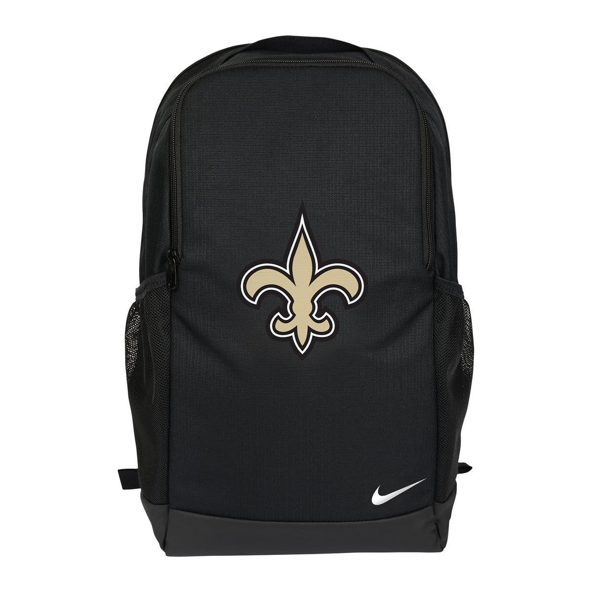 New Orleans Saints Primary Logo Backpack, Alternate, color, Black