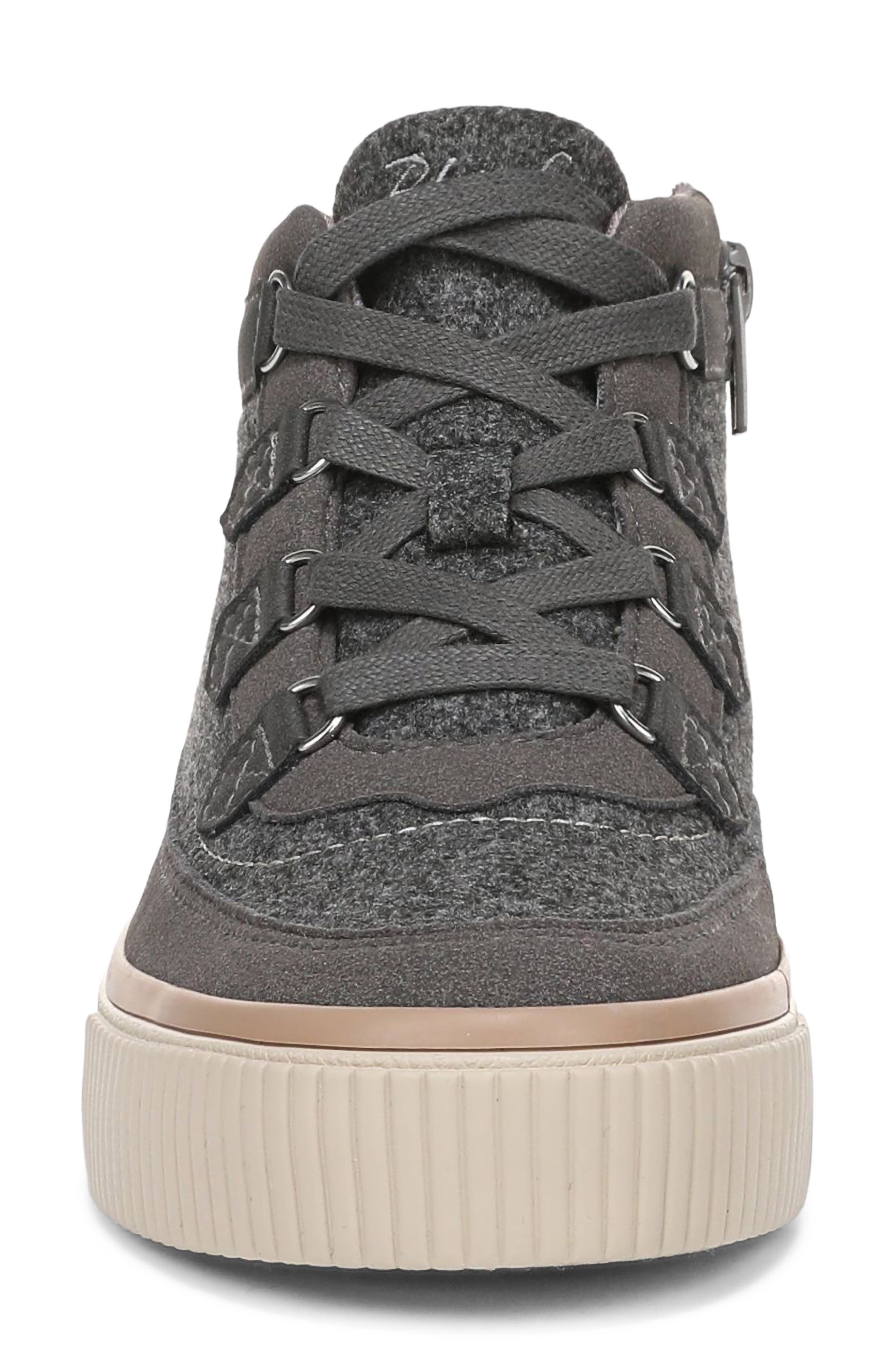 Affton Sneaker Boot, Alternate, color, CHARCOAL GREY FAUX SUEDE