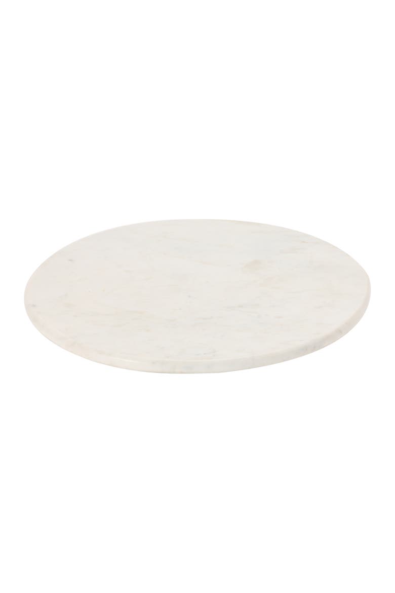 Marble Lazy Susan, White, Alternate, color, White