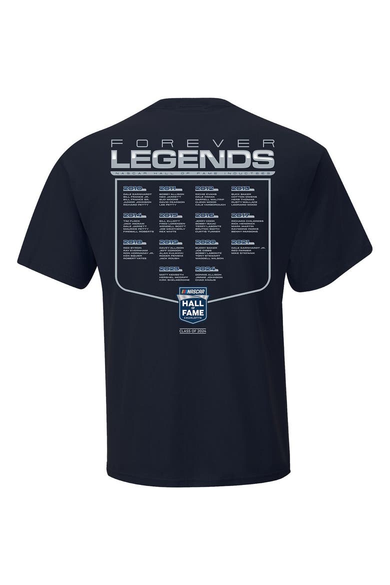 Men's Checkered Flag Sports Navy NASCAR Hall of Fame Class of 2024 T-Shirt, Alternate, color, Navy
