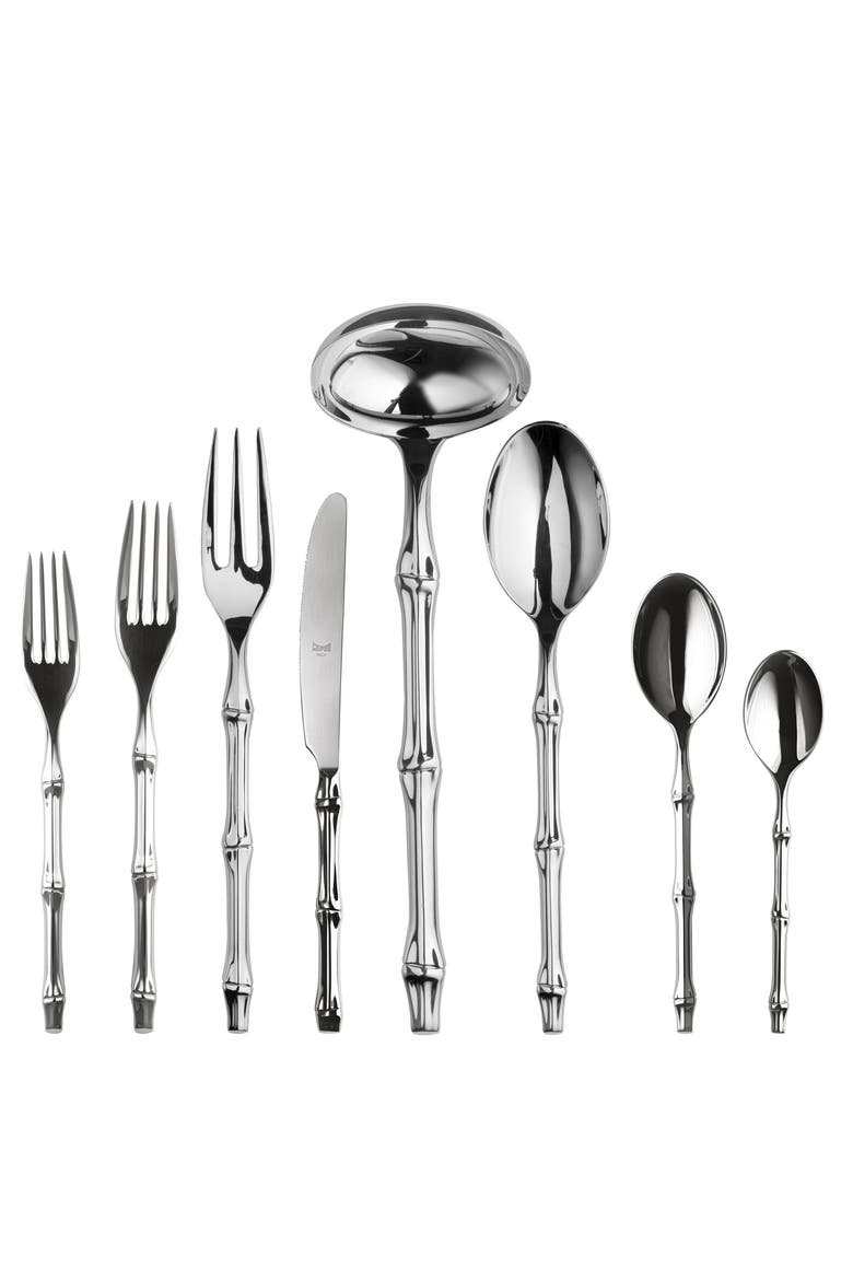Bali Flatware Set - 43 Pieces, Main, color, Stainless Steel