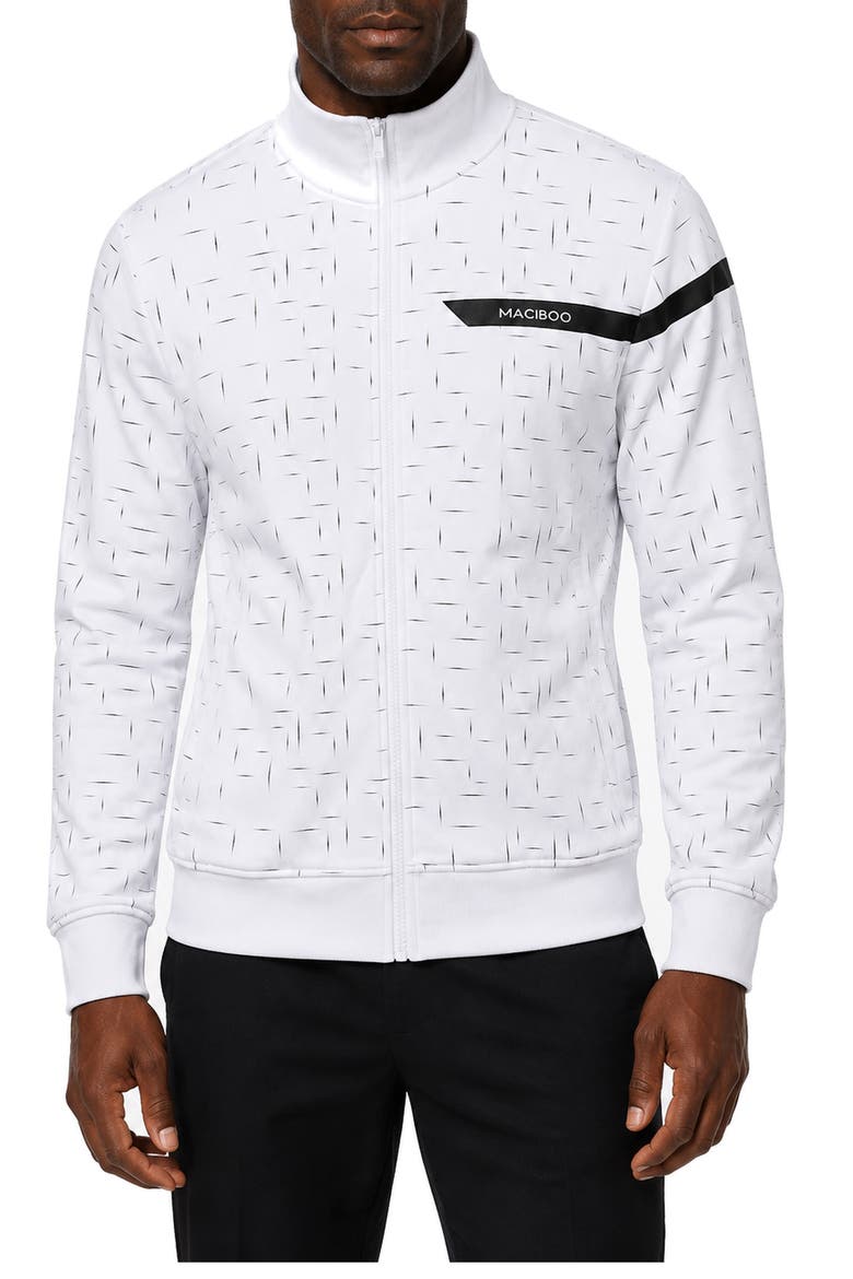 Marhtyr Full Zip Jacket, Main, color, WHITE