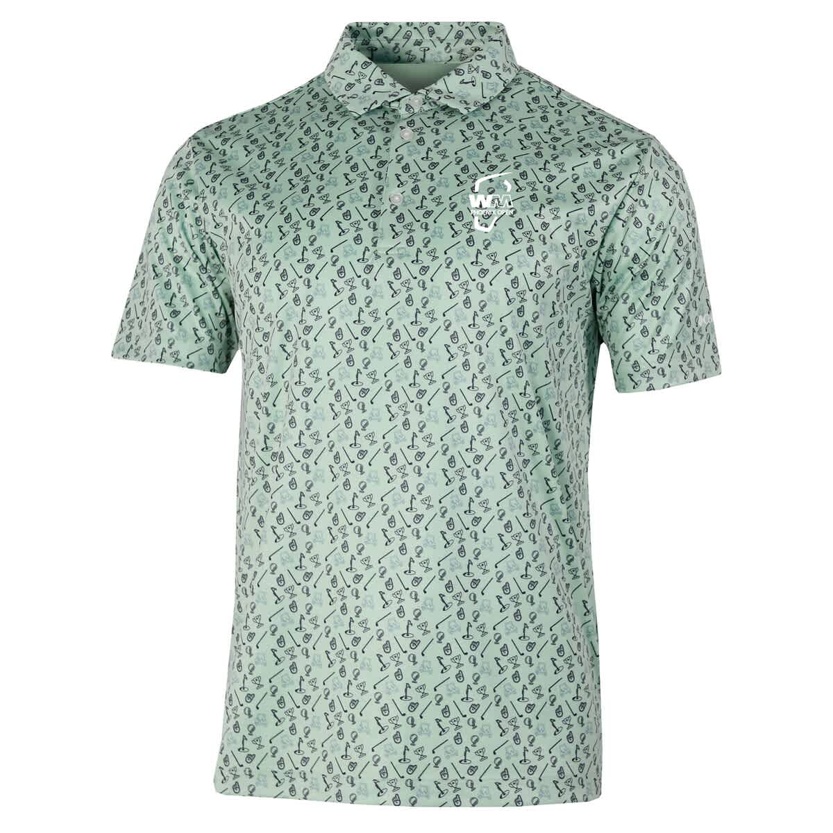Men's Columbia Green WM Phoenix Open The Prodigy Polo - image 2