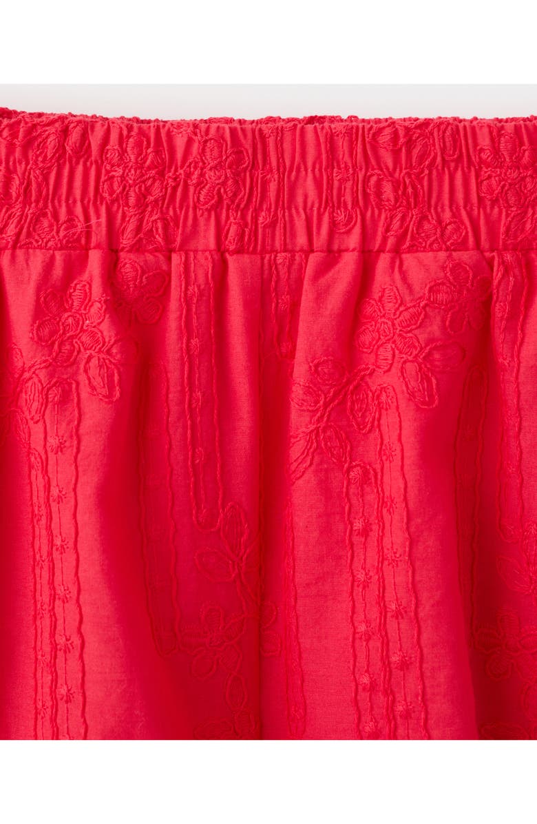 MANGO Floral Embrodiered Cotton Shorts, Alternate, color, 