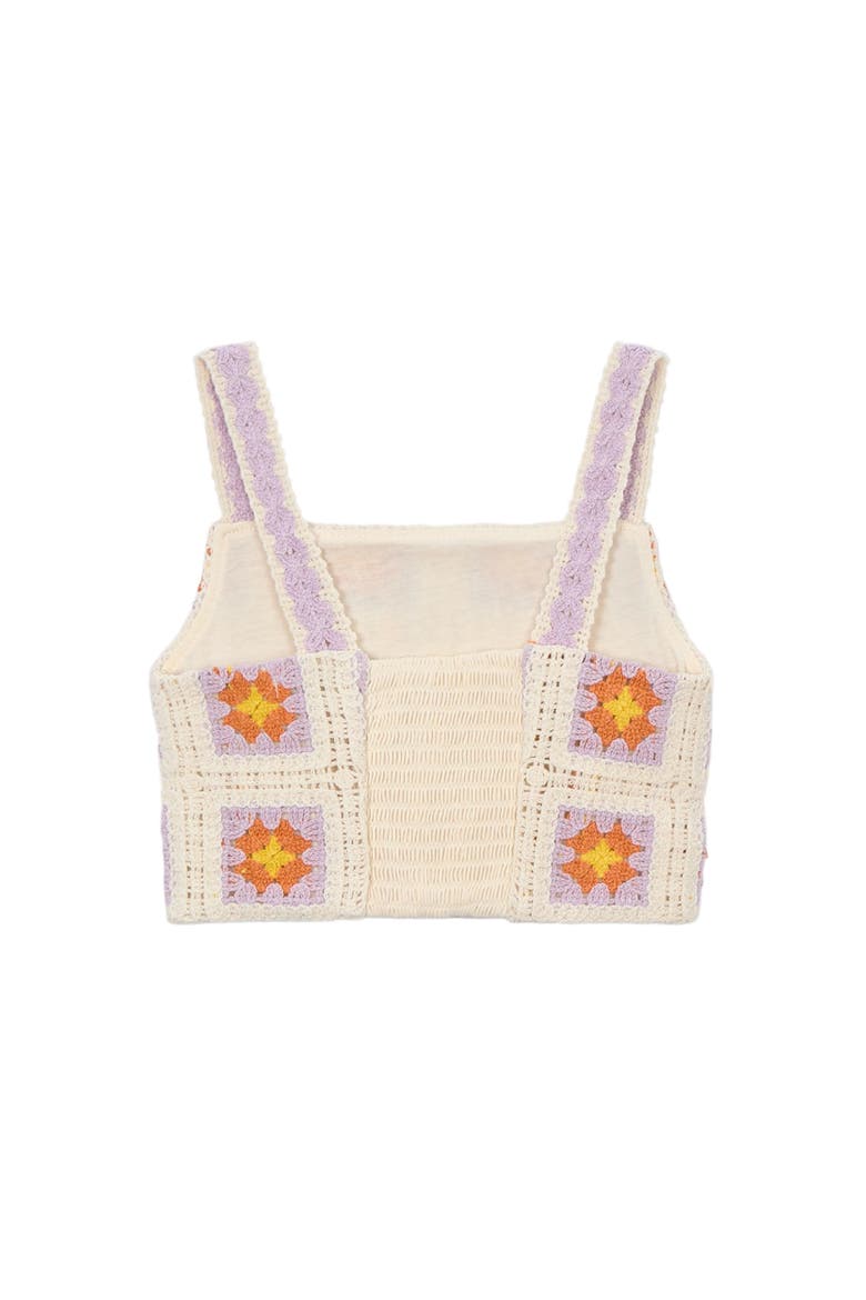 Crochet Top, Alternate, color, Cream