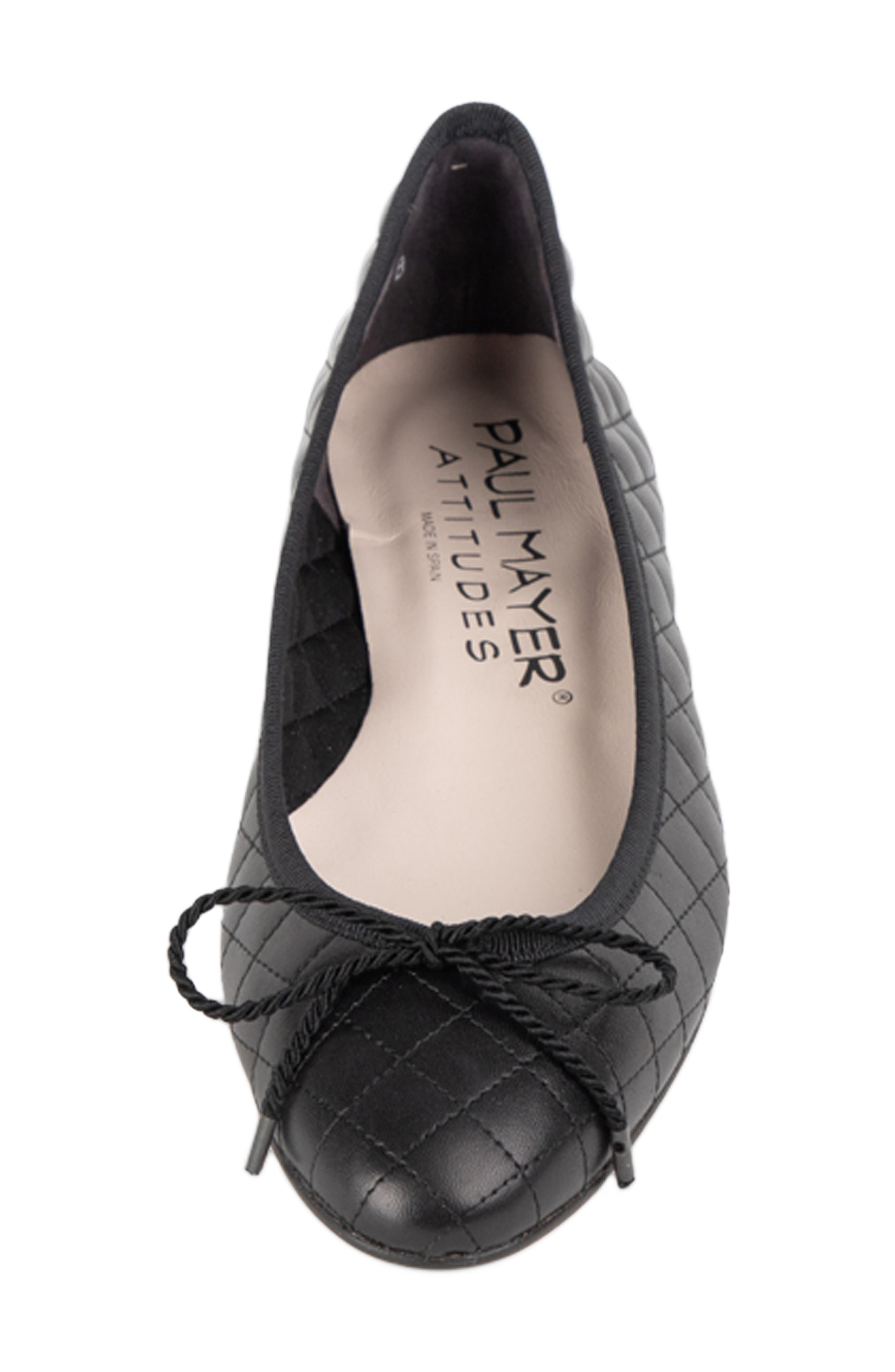 PAUL MAYER Lido Quilted Ballet Flat, Alternate, color, 