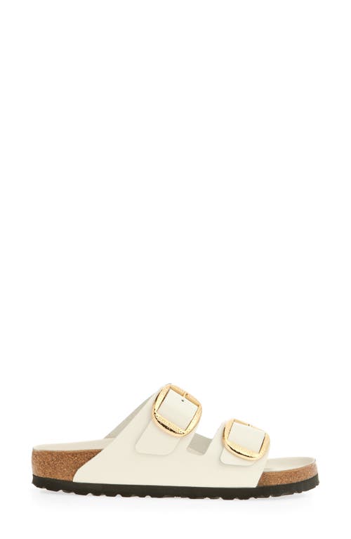 BIRKENSTOCK BIRKENSTOCK ARIZONA HAMMERED BIG BUCKLE SLIDE SANDAL