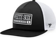MAJESTIC Men's Majestic Black/White Chicago White Sox Foam Trucker Snapback Hat