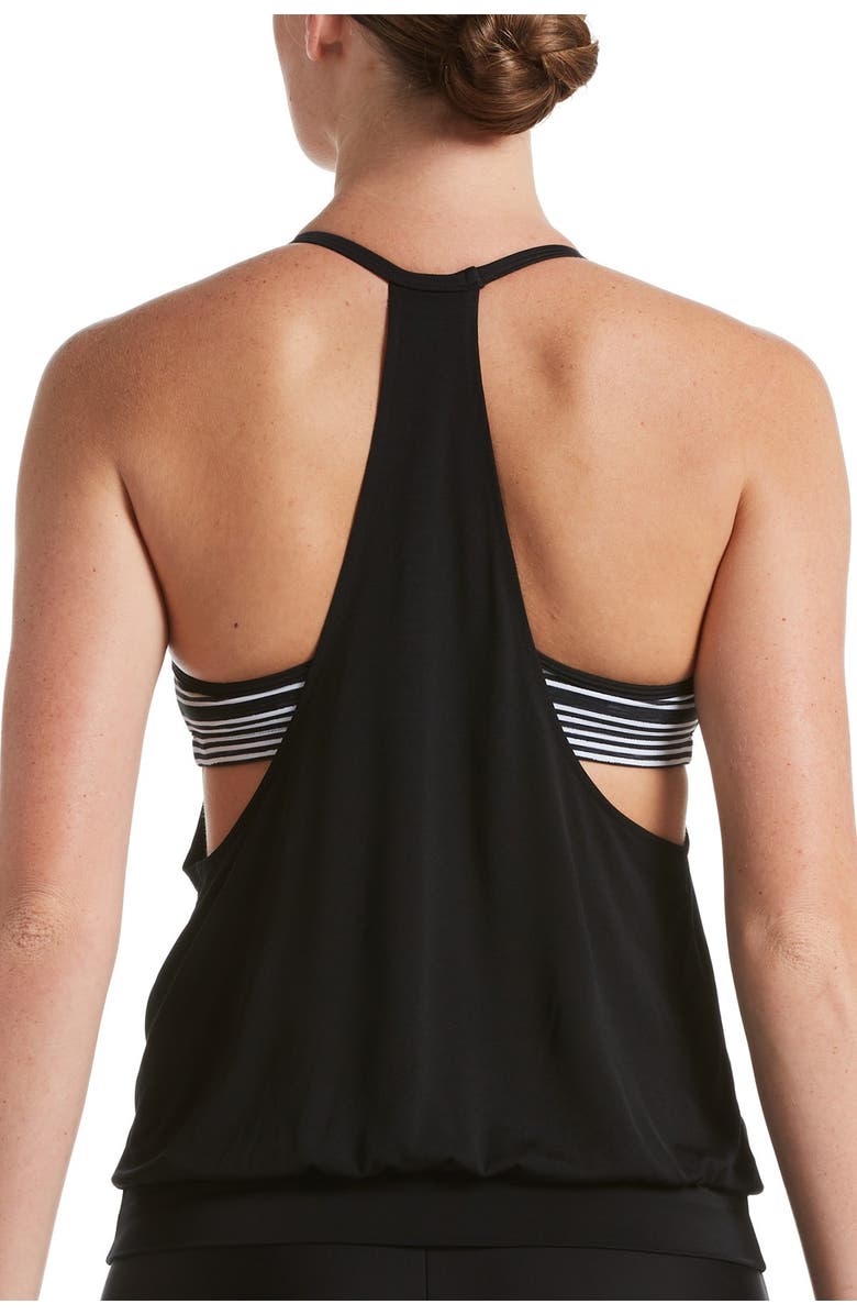 Nike Layered Sport Tankini Top, Alternate, color,