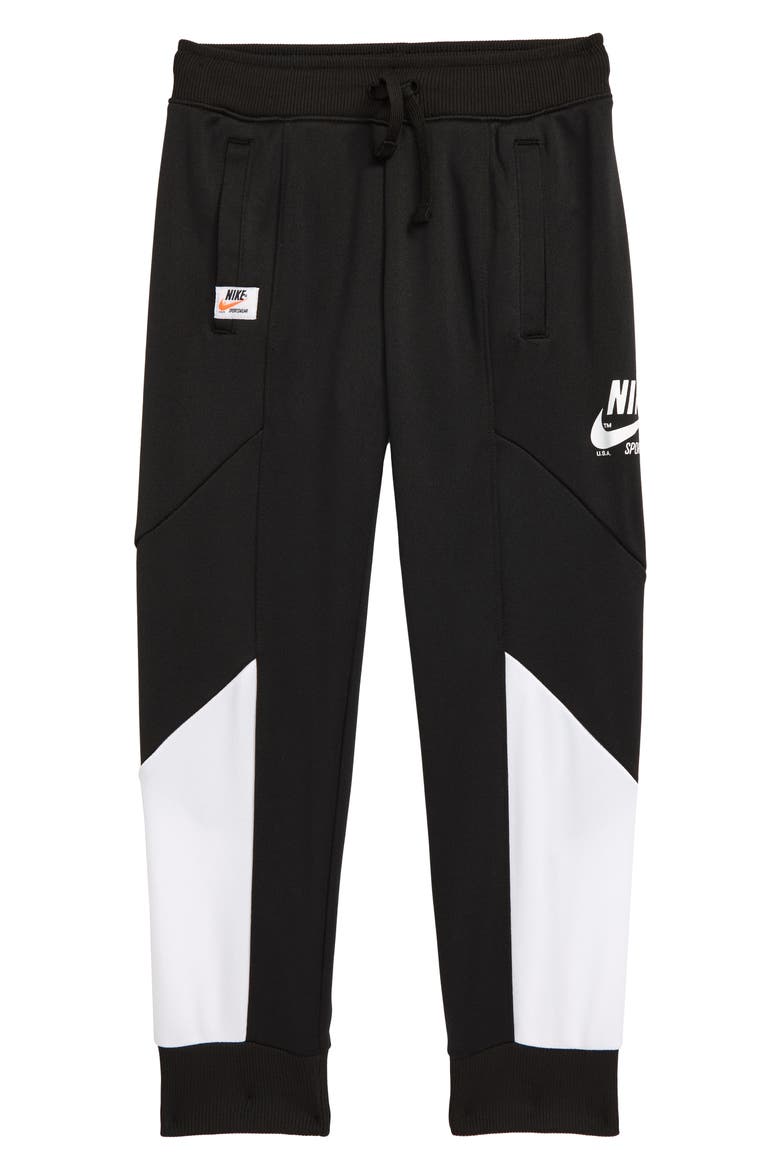 Sportswear Heritage Sweatpants, Main, color, BLACK